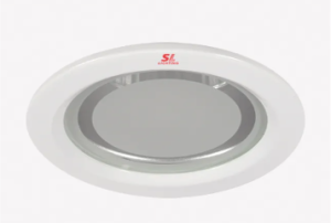 โคมดาวน์ไลท์ SL # 6-ASW-552  (4") สีขาว หน้ากระจก