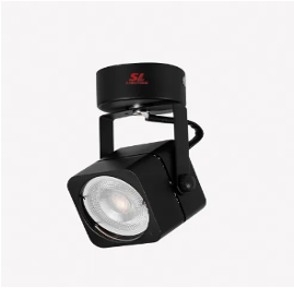โคมติดแป้น SPL Lighting # B-904R 4 เหลี่ยมสีดำ 220V No lamp