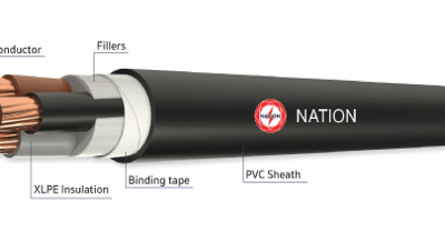 สายไฟ CV Nation 3 แกน