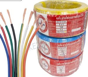 สายไฟ IEC 06 (VSF)   Nation 1 x 6  SQ.MM