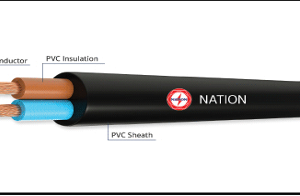สายไฟ IEC 53 (VCT)  Nation  2 แกน