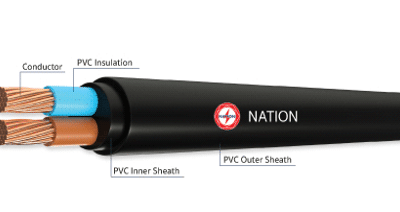 สายไฟ IEC10 (NYY) Nation 2 แกน