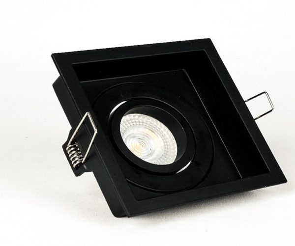 โคมฮาโลเจน # SL-6-B-571-1 สีดำ 1 ช่อง