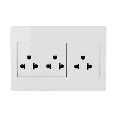 ปลั๊กไฟ Haco รุ่น M4N-E30 เต้ารับ 3ขา 3ช่อง 16A