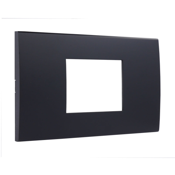 หน้ากาก Haco รุ่น TJ-W1112A-SBL 2ช่องกลาง