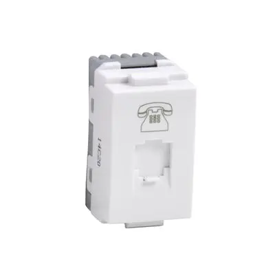 ปลั๊กไฟ Haco รุ่น TJ-W8201TU โทรศัพท์ 6 สาย