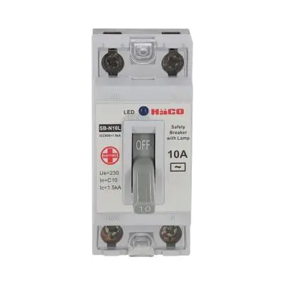 มินิเบรคเกอร์ Haco รุ่น SB-N10L 2P 10A
