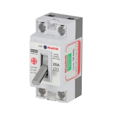 มินิเบรคเกอร์ Haco รุ่น SB-N20L 2P 20A
