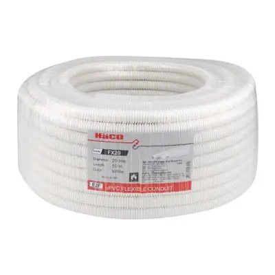 ท่ออ่อนลูกฟูก Haco รุ่น UNV-FX20 ขนาด20 mm