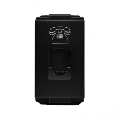 ปลั๊กไฟ Haco รุ่น TJ-W8201TU-SBL โทรศัพท์