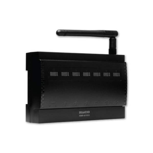 ตัวรับสัญญาณไร้สาย Haco รุ่น HWR-6/1610 6ช่อง