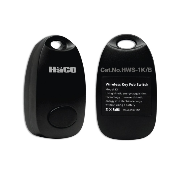สวิตซ์รีโมทแบบพกพา Haco รุ่น HWS-1K/B สีดํา