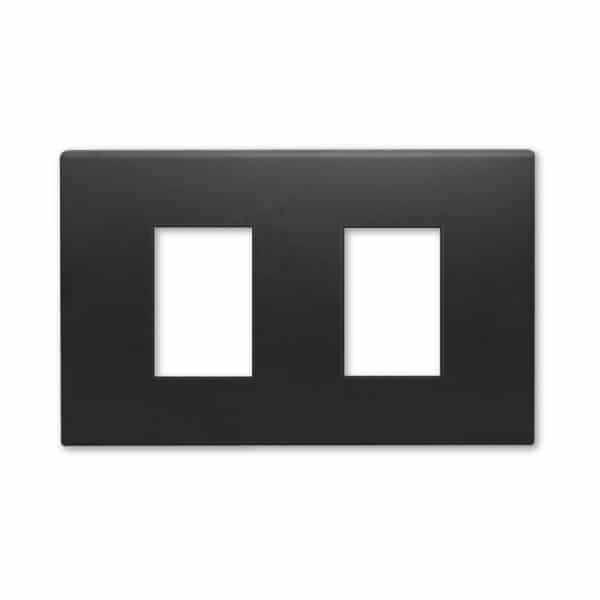 หน้ากาก Haco รุ่น TJ-W1112-SBL 2ช่อง