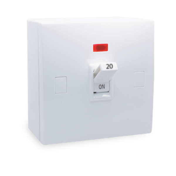 เบรคเกอร์ Haco พร้อมกล่องลอย+ไฟ 20A รุ่น WS20