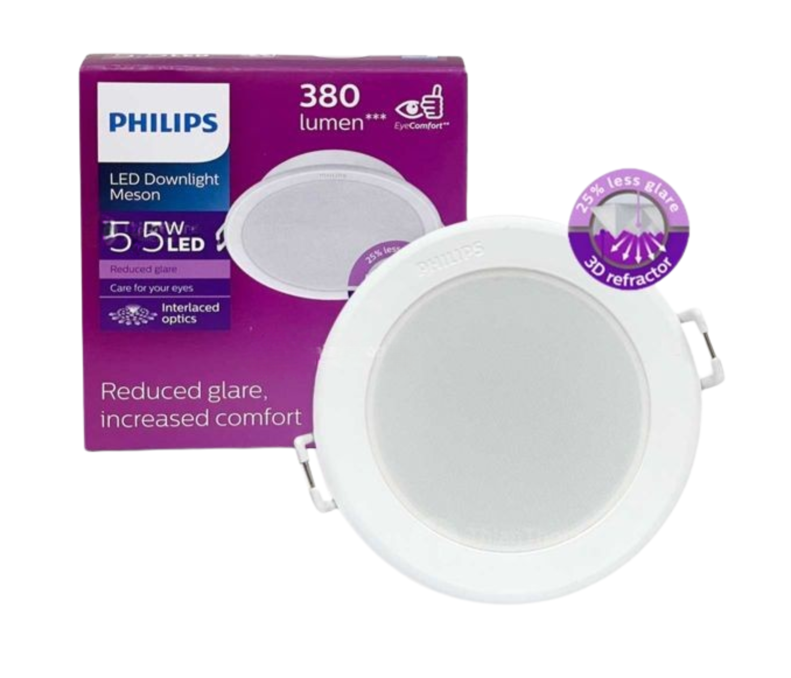 โคมดาวน์ไลท์ LED Philips รุ่น 59444 Meson3.5"6/5.5W30Kวอร์มไวท์