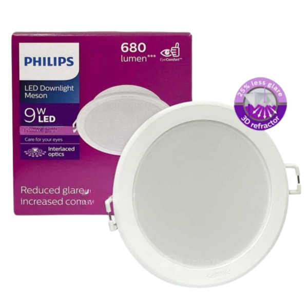 โคมดาวน์ไลท์ LED Philips รุ่น 59449 Meson 4" 9W 65K เดย์ไลท์