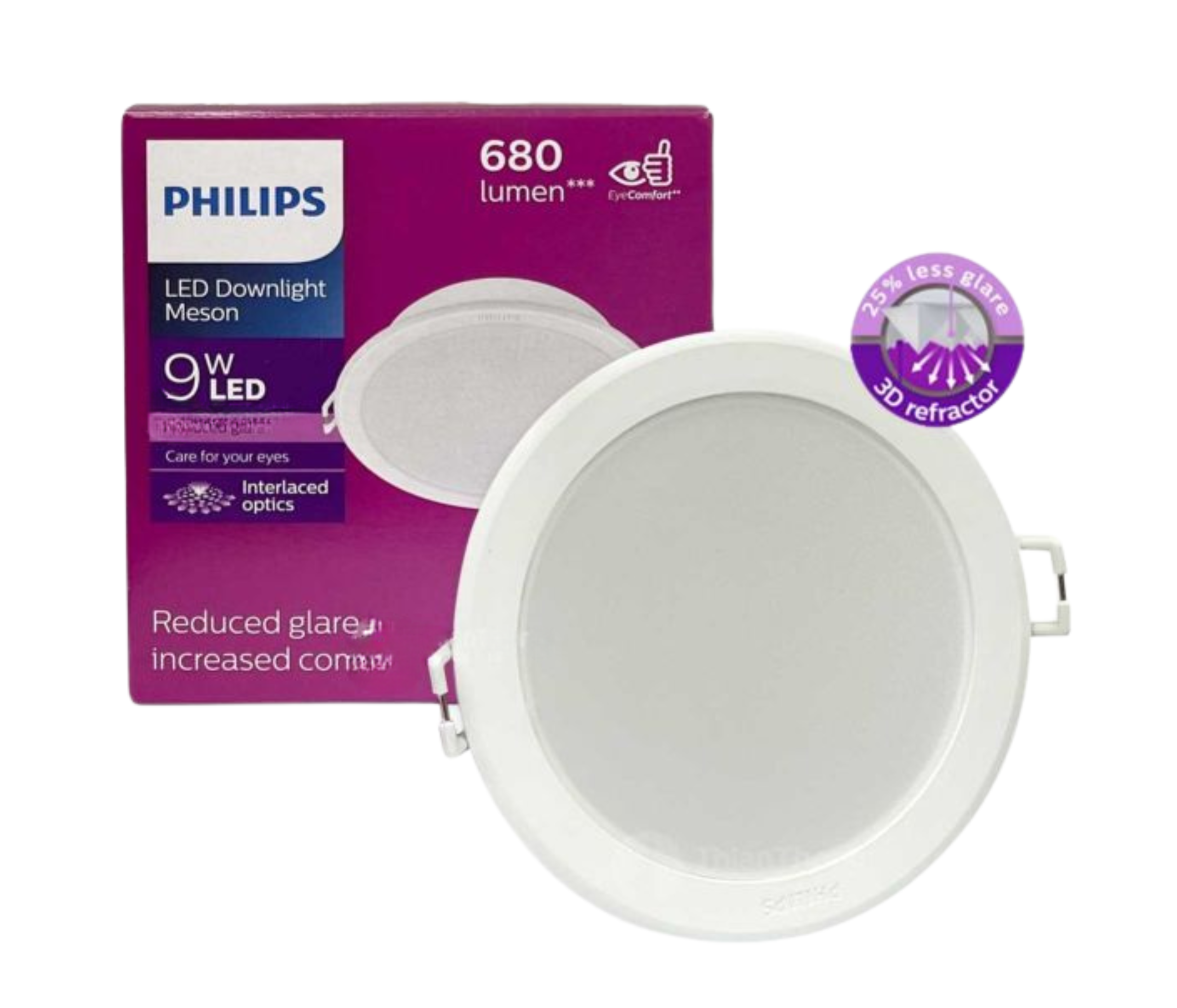 โคมดาวน์ไลท์ LED Philips รุ่น 59449 Meson 4" 9W 65K เดย์ไลท์