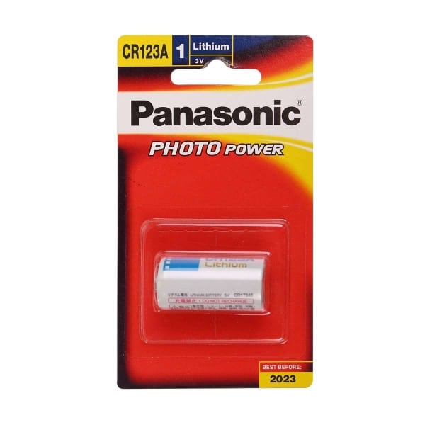 ถ่าน Panasonic รุ่น CR-123A  Lithium 3 V