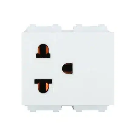 ปลัํกไฟ Panasonic รุ่น WEG 1191 K ปลั๊กกราวด์เดียว สีขาว