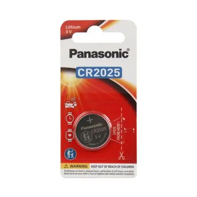 ถ่าน Panasonic รุ่น CR-2025PT/1B Lithium เม็ดกระดุม