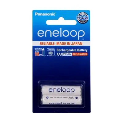 ถ่านไฟฉาย Panasonic รุ่น BK-4MCCE/2NT(AAA) รีชาร์จ 800mAh