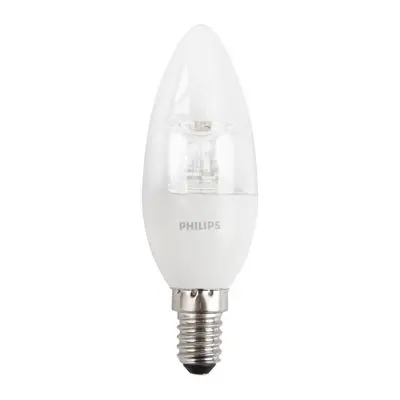 หลอด LED Philips รุ่น Master Candle 4-25W E14 27K Dim จําปา