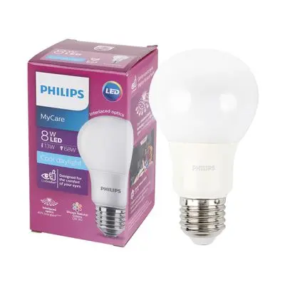 หลอด LED Philips รุ่น LEDbulb MyCare 8-76W E27 65K CoolDayLight