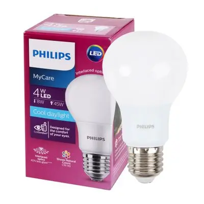 หลอด LED Philips รุ่น Bulb MyCare 4-44W E27 6500K Daylight
