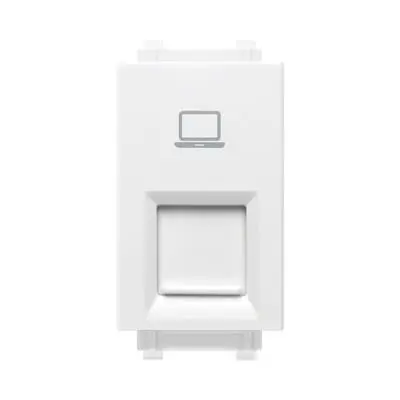 ปลั๊กไฟ Philips รุ่น LeafStyle 1M RJ45 คอมพิวเตอร์ CAT 6 สีขาว