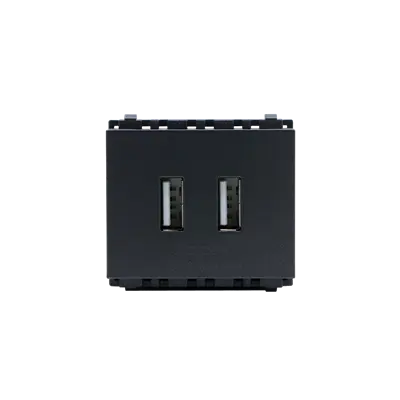 ปลั๊กไฟ Philips รุ่น Leaf 2M USB Charger (5V/ 2.4A) สีเทาดํา