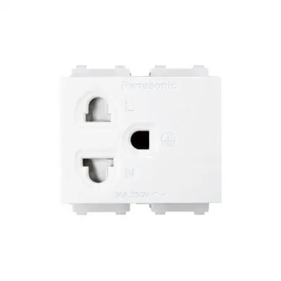 ปลั๊กไฟ Panasonic INITIO รุ่น WEGN 1181 กราวด์เดียวม่านนิรภัย