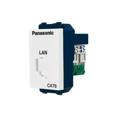 ปลัํกไฟ Panasonic รุ่น WEG 24886 คอมพิวเตอร์ CAT 6E สีขาว - Image 3