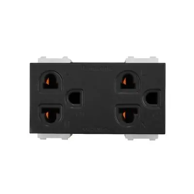 ปลั๊กไฟ Panasonic INITIO รุ่น WEGN 15929 B กราวด์คู่ สีดํา