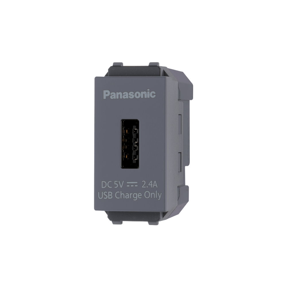 เต้ารับ USB Panasonic INITIO รุ่น WEFN 108107-HTH เมทาลิคเทา