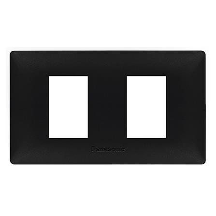 หน้ากาก Panasonic INITIO รุ่น WEGN 6802 B 2ช่อง สีดํา