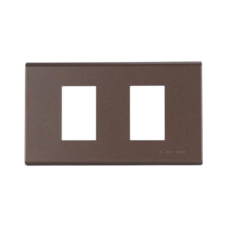 หน้ากาก Panasonic รุ่น WEG 6802 MA 2ช่อง เมทาลิคนํ้าตาลเข้ม