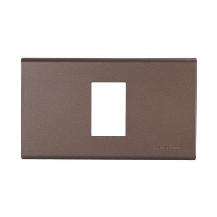 หน้ากาก Panasonic รุ่น WEG 6801 MA 1ช่อง เมทาลิคนําตาลเข้ม