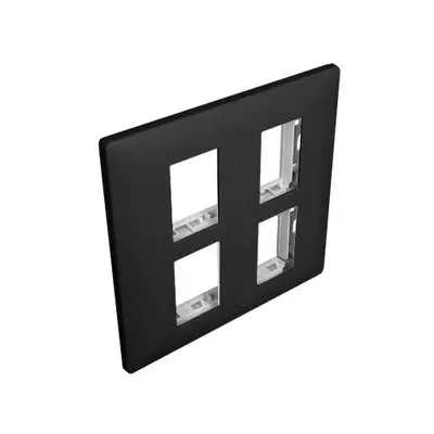 หน้ากาก Panasonic INITIO รุ่น WEGN 6804 B 4ช่อง สีดํา - Image 4