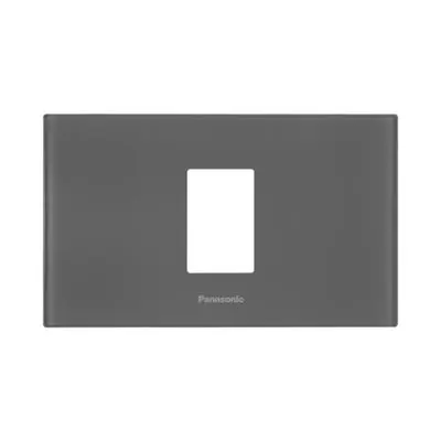 หน้ากาก Panasonic INITIO รุ่น WEGN 6801 H 1ช่อง เมทาลิคเทา