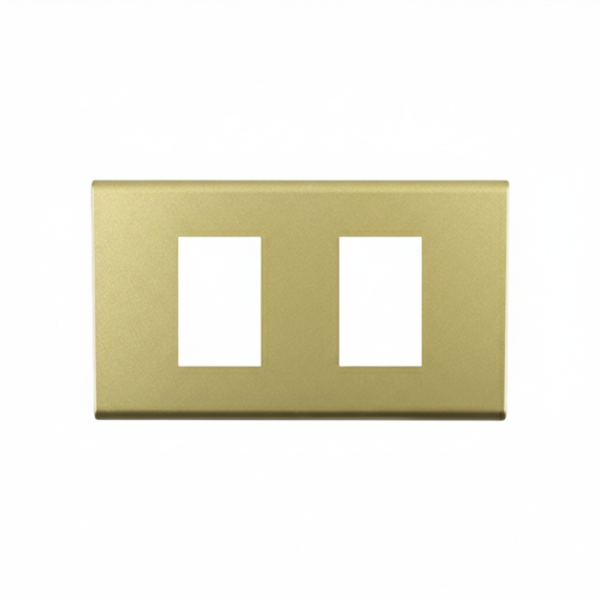 หน้ากาก Panasonic รุ่น WEG 6802 MY 2ช่อง เมทาลิคทอง