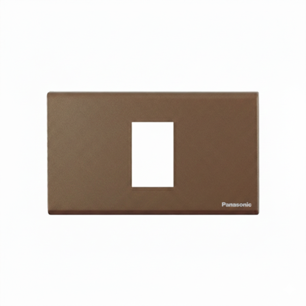 หน้ากาก Panasonic รุ่น WEG 6801 MF 1ช่อง เมทาลิคนําตาล