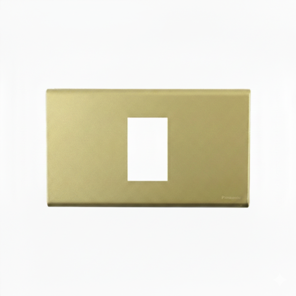 หน้ากาก Panasonic รุ่น WEG 6801 MY 1ช่อง เมทาลิคทอง