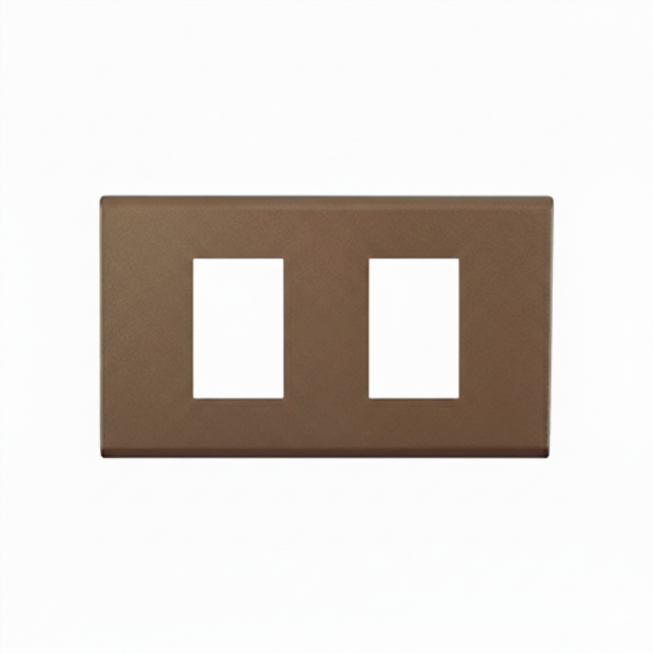 หน้ากาก Panasonic รุ่น WEG 6802 MF 2ช่อง เมทาลิคนํ้าตาล