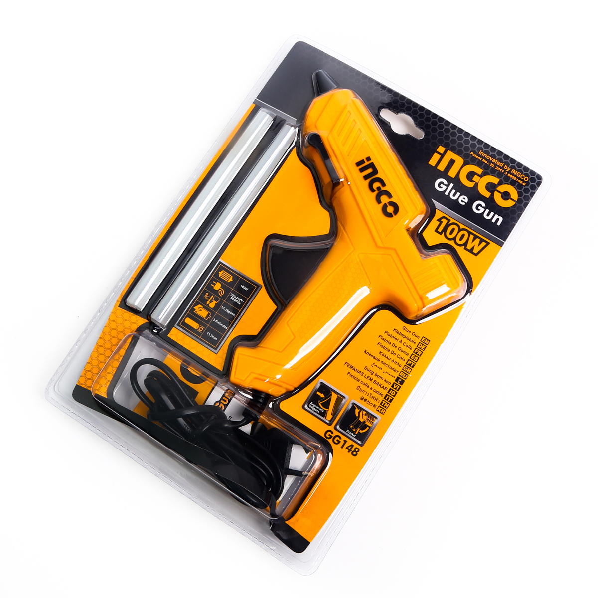 ปืนยิงกาว INGCO รุ่น GG148 100W