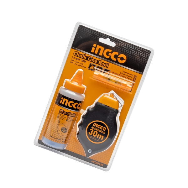 เต้าตีเส้นพร้อมผงชอล์ก INGCO รุ่น HCLR0130