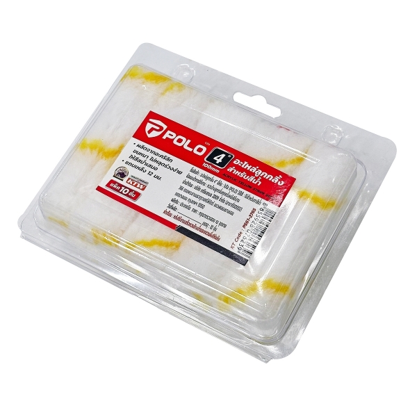 อะไหล่ลูกกลิ้งทำสีน้ำ POLO 4" P561-2765 (10ชิ้น/แพ็ค)