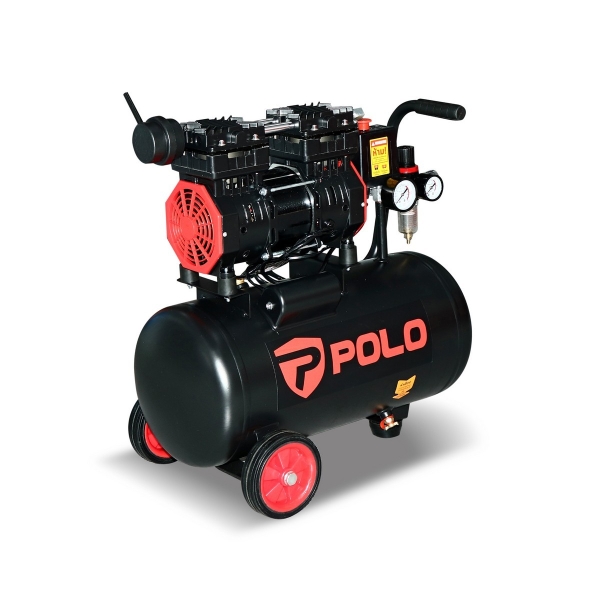 ปั๊มลม POLO รุ่น D7501-24 มอเตอร์ 1 HP ถัง 24 ลิตร