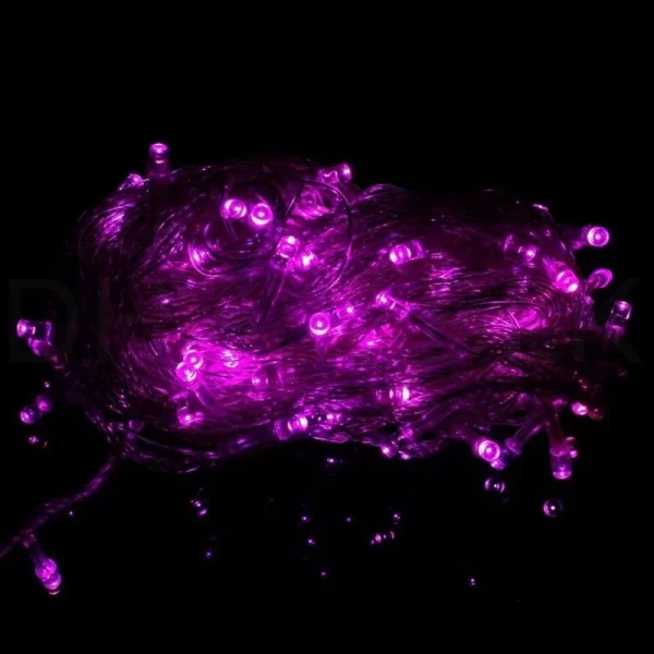 ไฟหยดนํ้า LED สีชมพู มีคอนโทรล