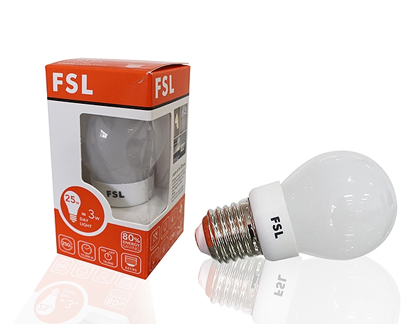 หลอด LED FSL รุ่น 10W E27 3000K Dim วอร์มไวท์