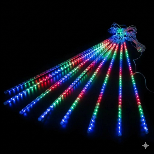 ไฟดาวตก LED Falling Star 0.8 เมตร 220V สีสลับ